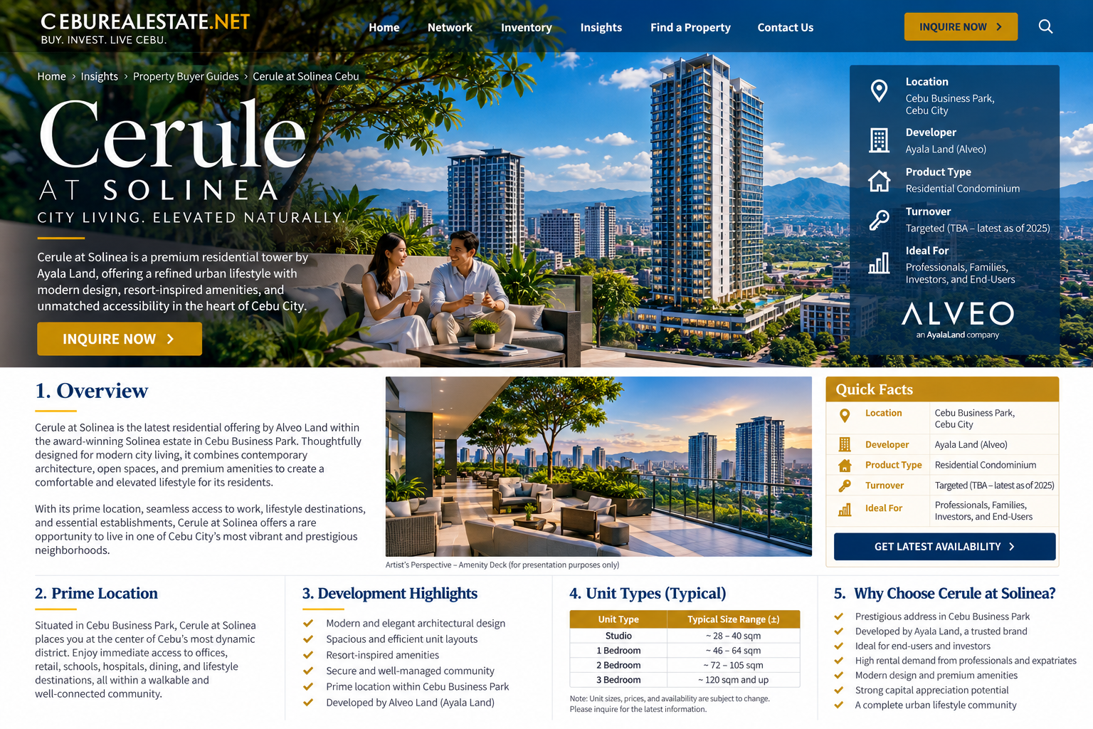 Cerule at Solinea premium buyer guide visual
